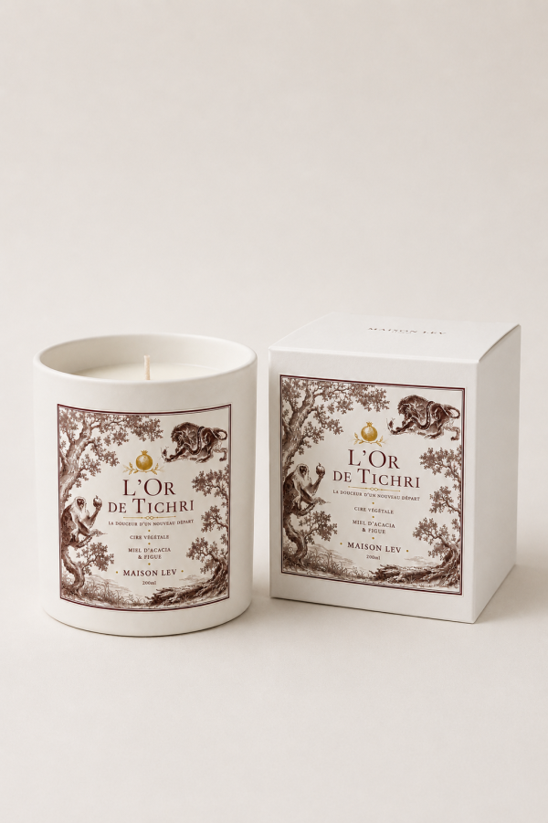 Bougie édition limitée L'Or de Tichri